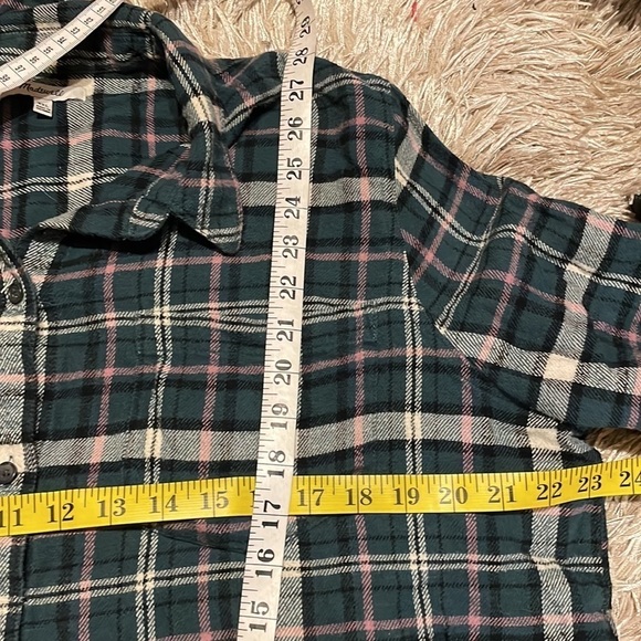 Madewell Button Down Plaid‎ Flannel - Picture 6 of 6